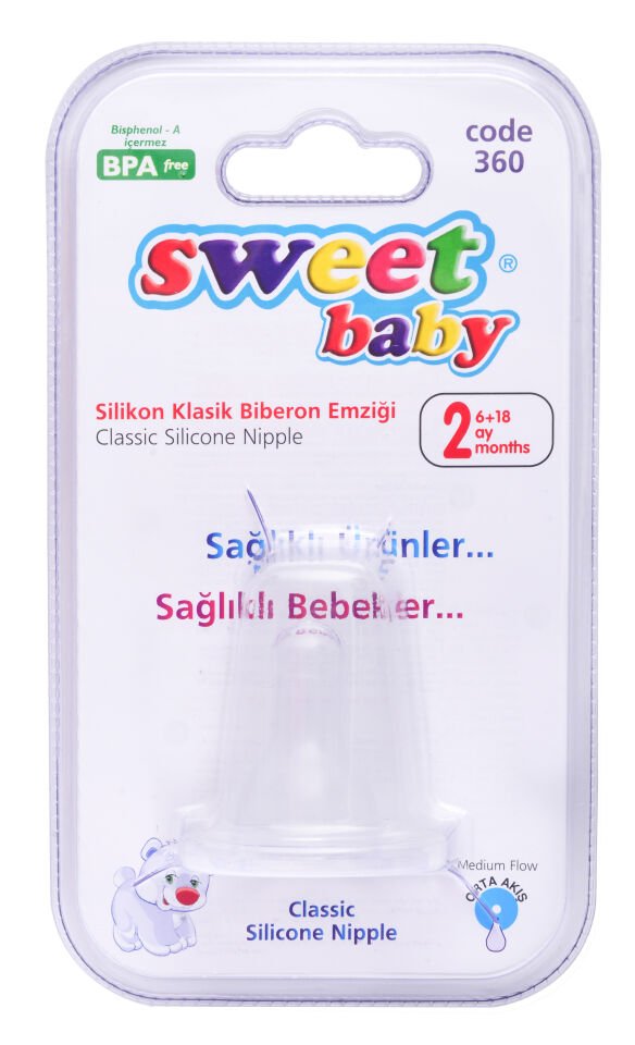 Silikon Klasik Biberon Emziği