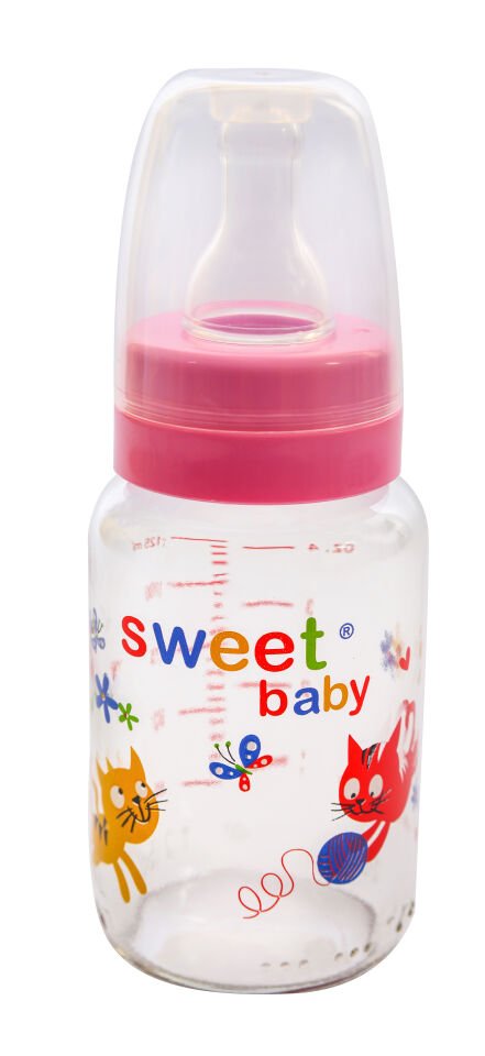 Cam Biberon Klasik Uçlu 125 ml