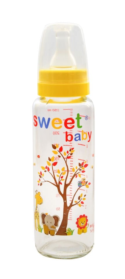 Cam Biberon Klasik Uçlu 250 ml