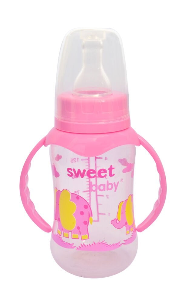 Klasik Silikon Uçlu Kulplu Biberon 150 ml