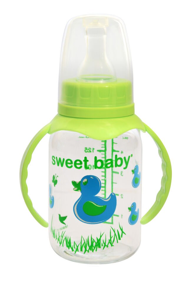 Klasik Silikon Uçlu Kulplu Biberon 150 ml